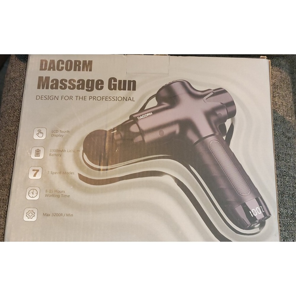 DACORM Massage Gun Design For The Professional, Gray